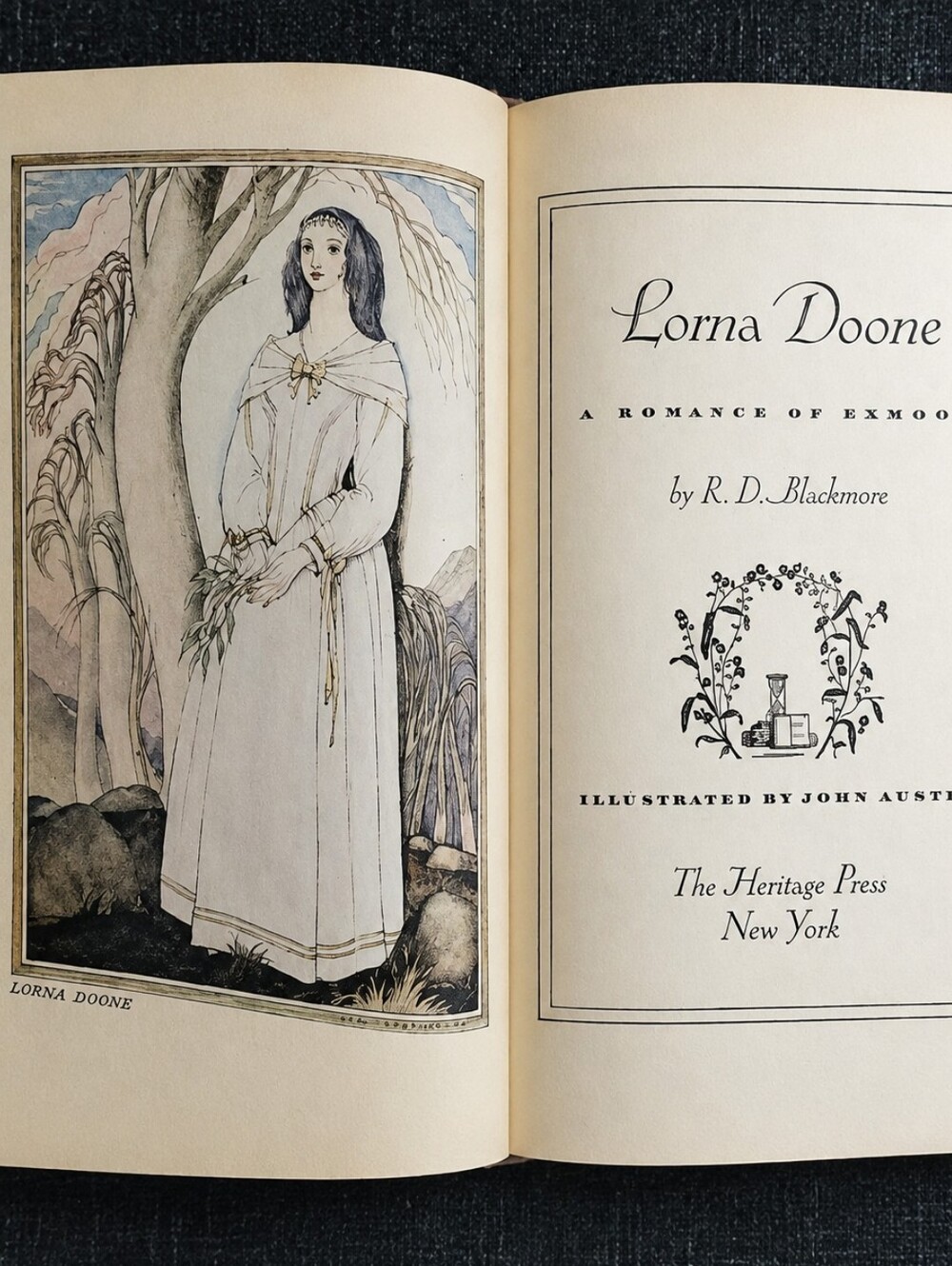 Vintage Lorna Doone – R.D. Blackmore – Heritage‎ Press Illustrated Hardcover